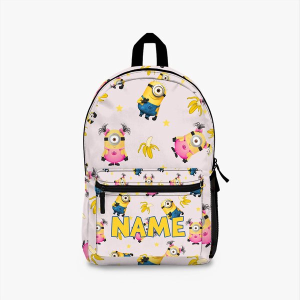 Minion Banana Personalized Back To School Backpack, Gifts For Friends-image