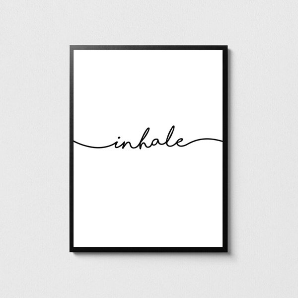 Inhale Exhale Pilates Print Set-image
