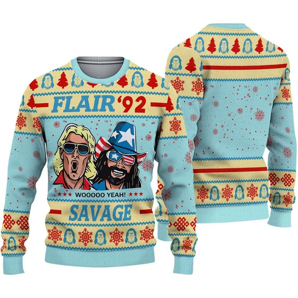 Flair 92 Savage Ugly Christmas Sweater-image