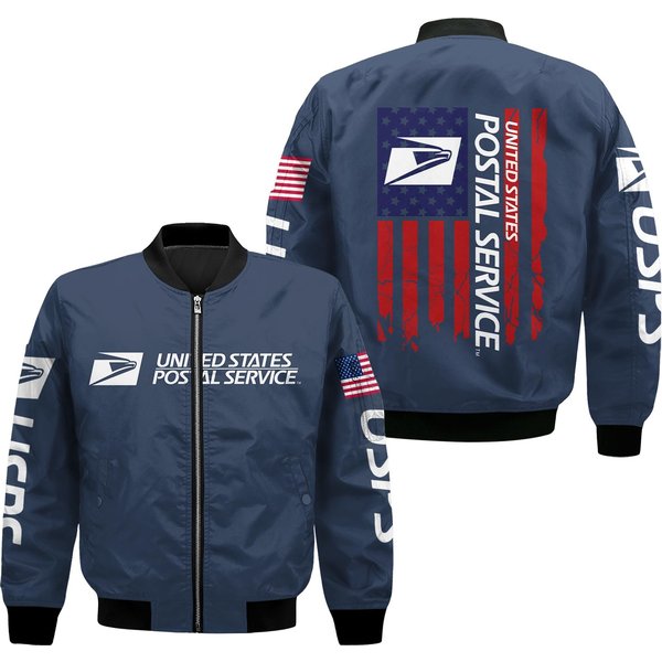 Postal Worker 3D Bomber Jacket Hk80-image