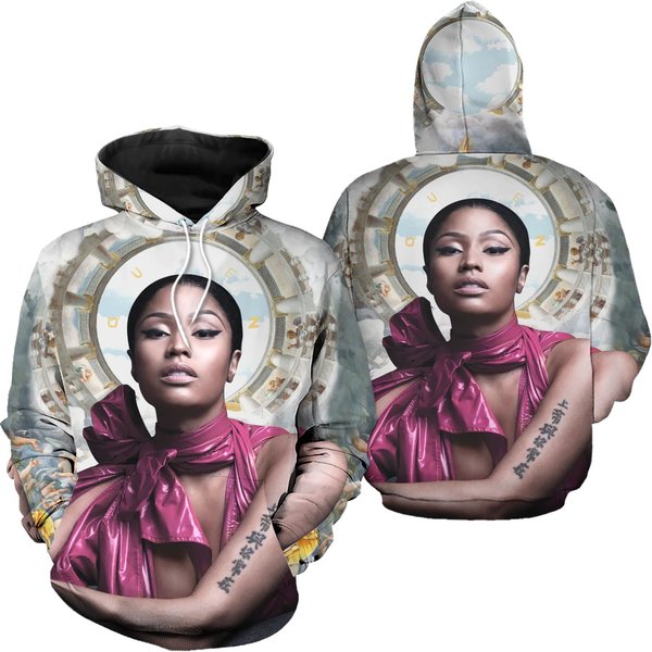 New Cool Singer Nicki Minaj American 3D Printed Hoodies-image