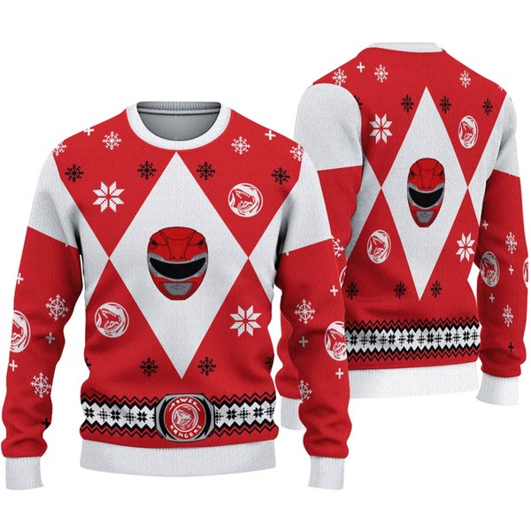Power Rangers Ugly Christmas Ugly Sweater-image