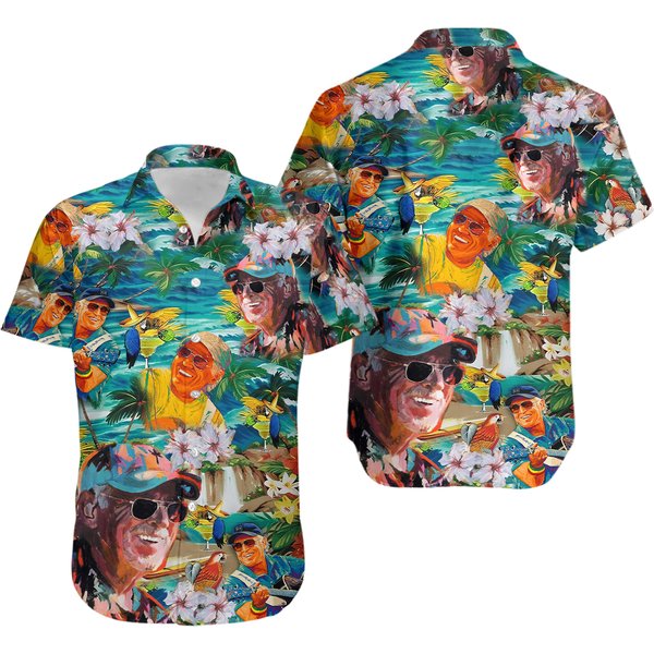 Jimmy Buffett Memorial Hawaiian Shirt, Jimmy Buffett Fan Gift-image