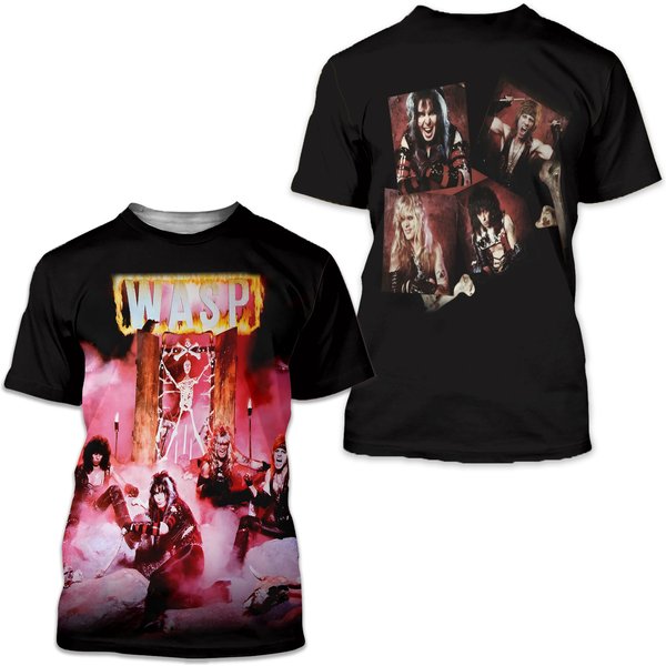Wasp Music Vintage The 90S 3D Tshirt-image