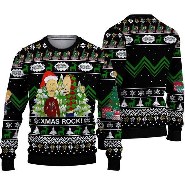 Beavis And Butt-Head Xmas Sweater-image
