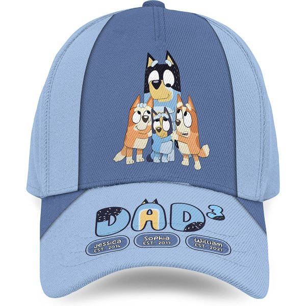 Personalized Gifts For Dad Classic Cap, Blueydad Family Cap-image