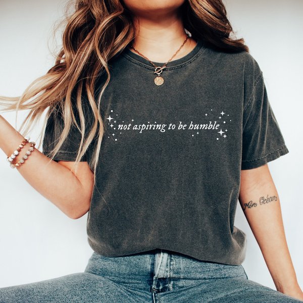 Not Aspiring To Be Humble Shirt, Kamala Harris Humble Quote-image