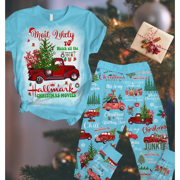 Hallmark Movie Pajamas Set, Most Likely Christmas Family Pajamas