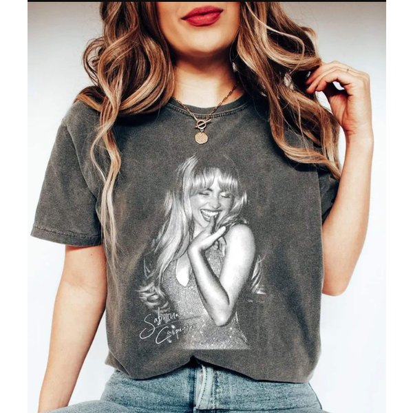 Vintage Sabrina 2024 Tour T-Shirt,, Carpenter Graphic Shirt, Trendy Shirt 2024 Gift-image