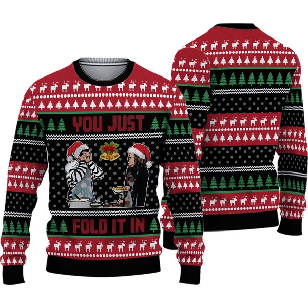 Moira Rose Ugly Sweater - You Just Fold It In Schitts Creek 3D Sweater-image