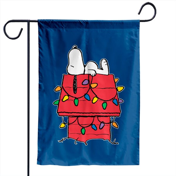 Snoopy Christmas Garden Flag-image