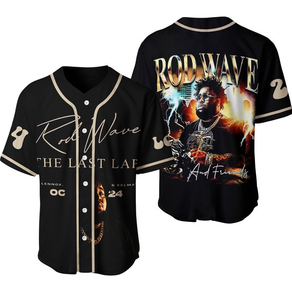 Rod Wave Last Lap Baseball Jersey-image
