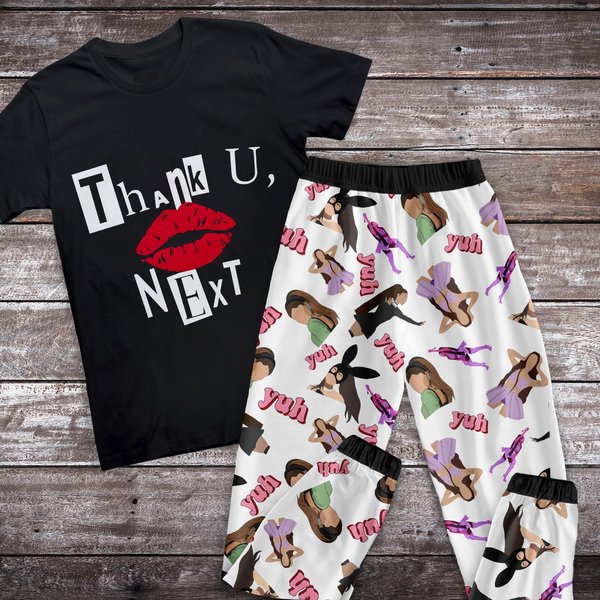 Ariana Holiday Pajamas Set, Thank You Next