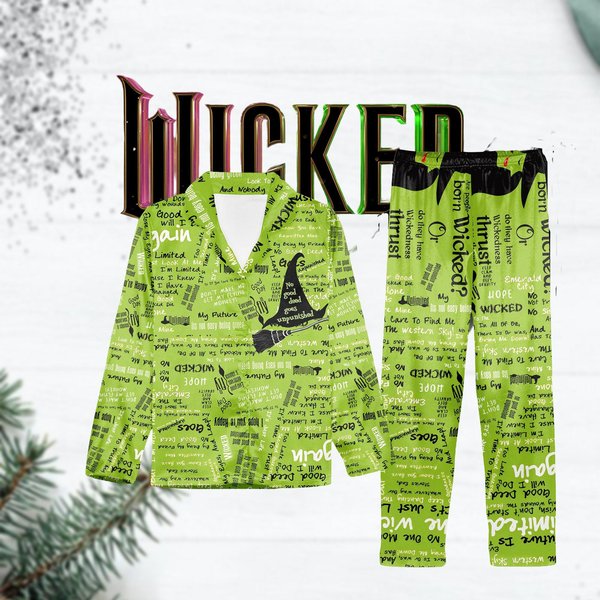 Wicked Witch Pajamas, Wicked Broadway A New Musical Women Pajamas