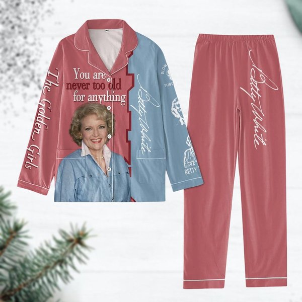 Golden Girl Christmas Pajamas, Betty White Women Pajamas