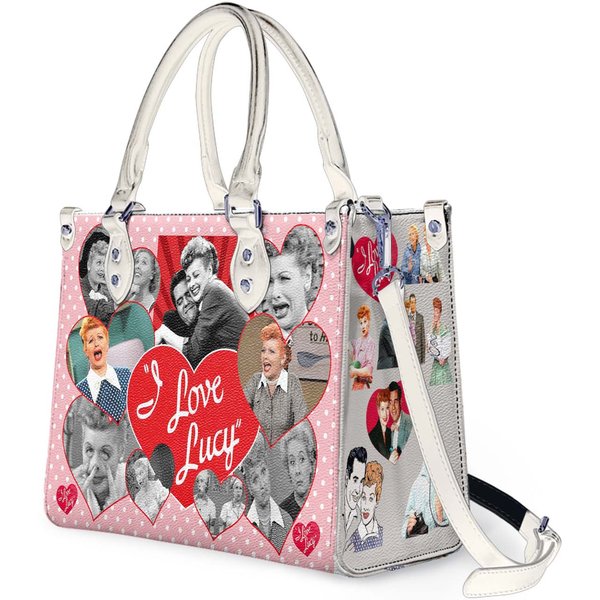 I Love Lucy Vintage Leather Handbag
