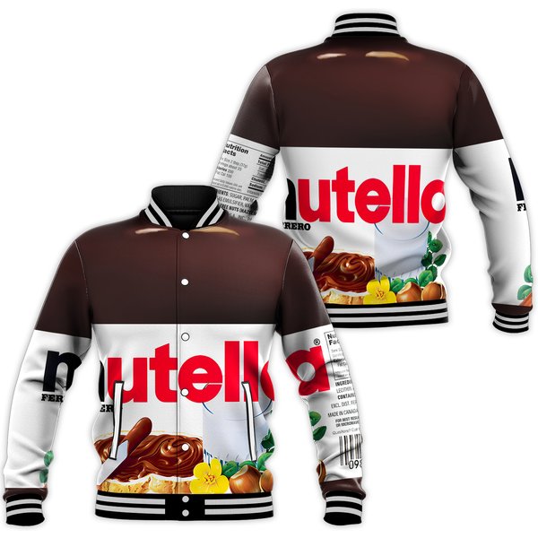 Nutella Baseball Jacket Group Halloween Costumes Group Candy Jacket-image