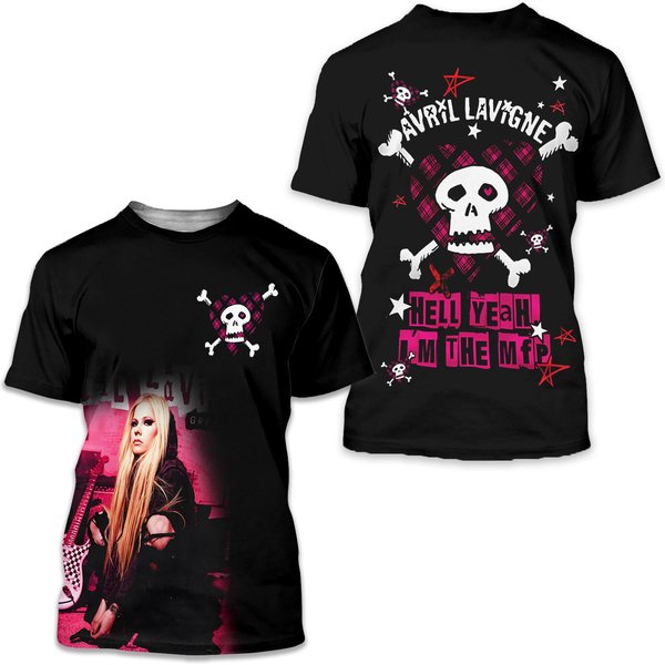 Avril Lavigne Hell Yeah I’M The Mfp 3D T-Shirt-image