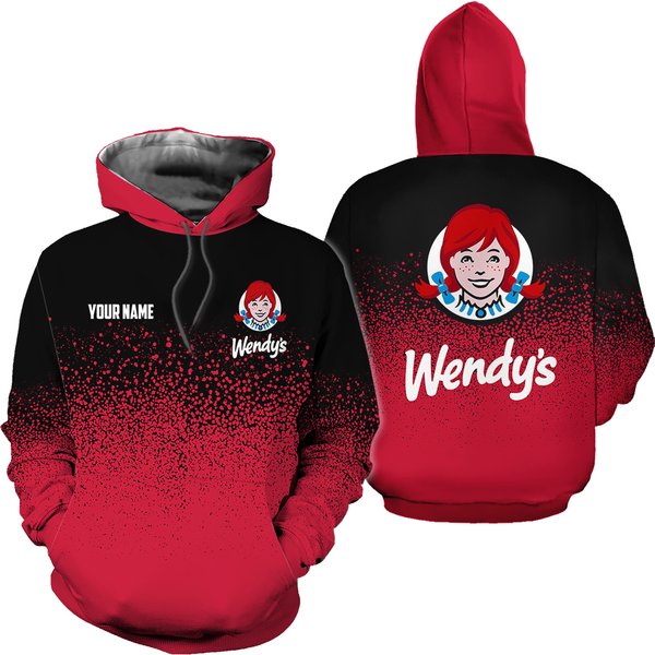 Personalized Wendy's Hoodie, Fast Food 3d Printed Hoodie