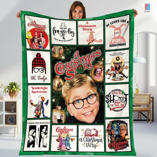 A Christmas Story Ralphie Blanket