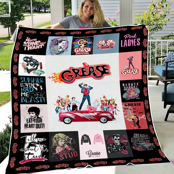 Grease Movie Fleece Blanket-image