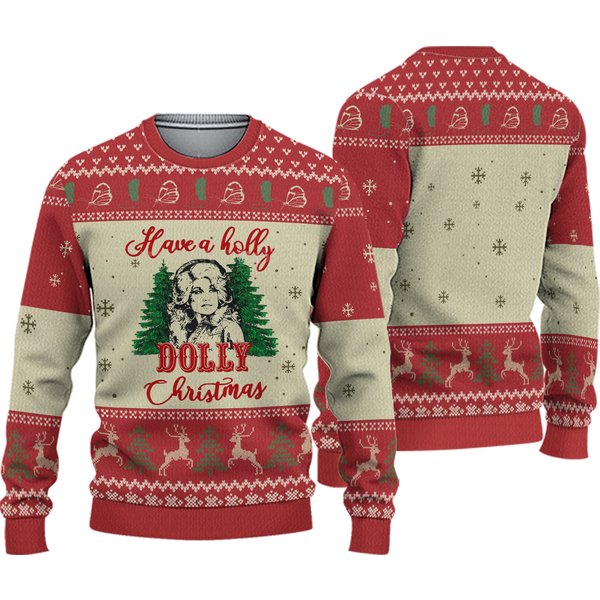Dolly Parton Christmas Have A Holly Ugly Sweater-image
