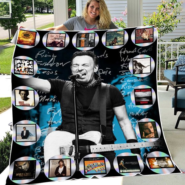 Bruce Springsteen Albums Fleece Blanket-image