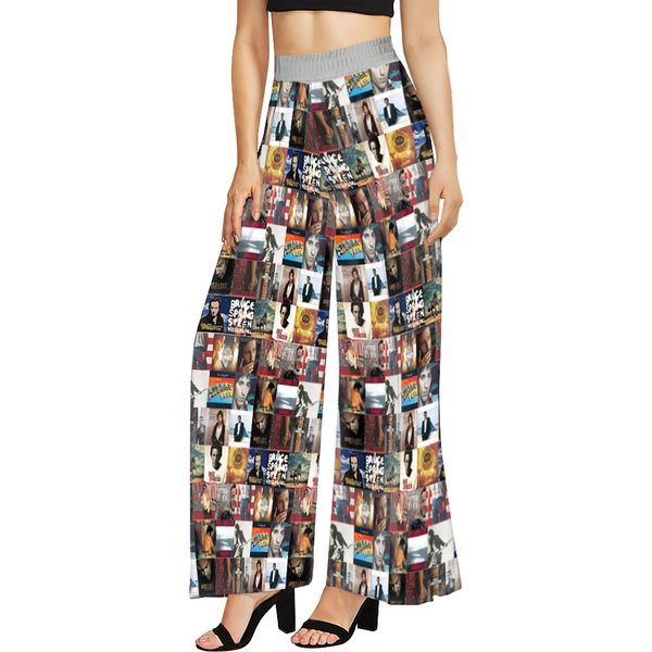 Bruce Springsteen Music High Waisted Straight Leg Trousers-image