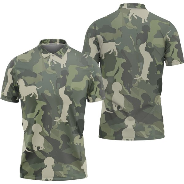 Dachshund Dog Lover Golf Polo Shirt-image