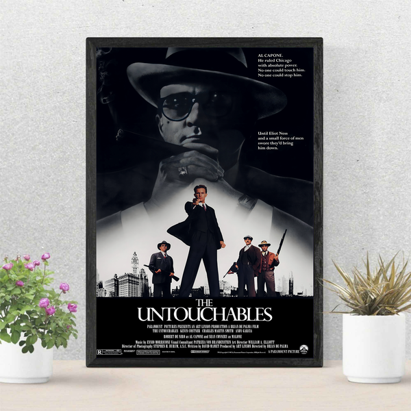 The Untouchables (1987) Classic Movie Poster-image