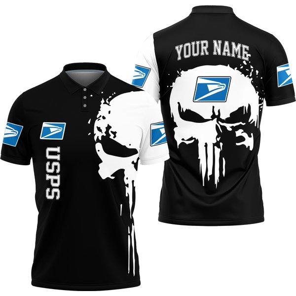 Personalized Postal Service Polo Shirt, United Sps 3d Printed Polo Shirt