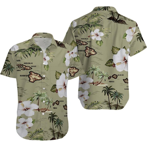 Pacific Legend Tropical Shirts Hawaiian Maps-image
