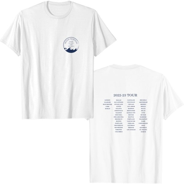 Ocean To Ocean 2022 Europe North America Tour T-Shirt-image