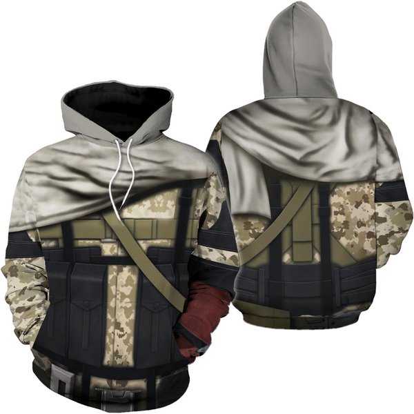 Metal Gear Big Boss Venom Snake Cosplay Hoodie-image