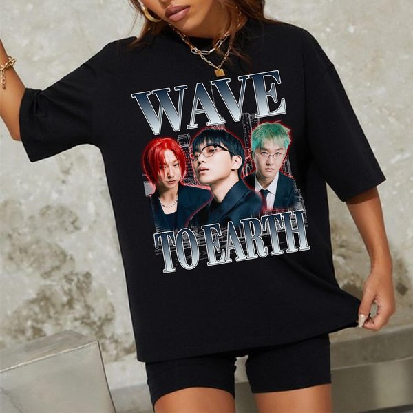 Wave To Earth Kpop Graphic T-Shirt, Wave To Earth 0.03 Tour 2024 Shirt-image