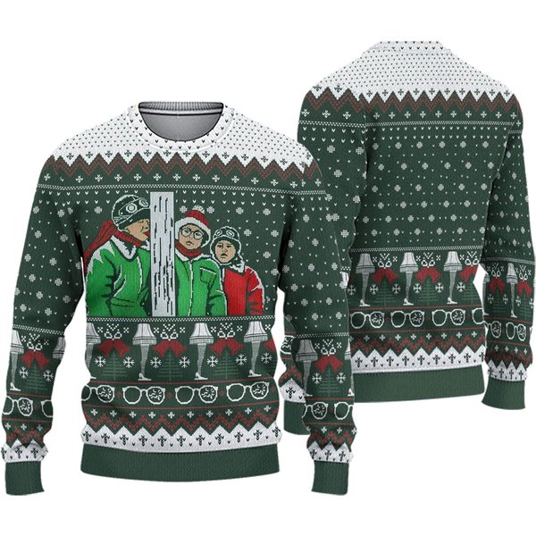 A Christmas Story I Triple Dog Dare You Ugly Sweater, A Christmas Story Fudge-image