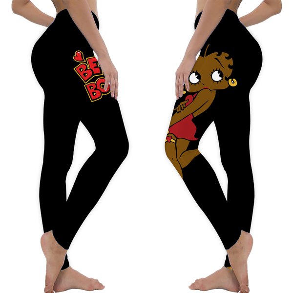Betty Boop Women's Cut & Sew Casual Leggings