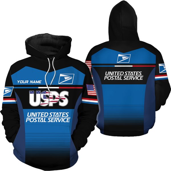 Personalized Name Postal Worker Hoodie, Postal Worker 3d Printed Hoodie