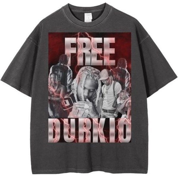 The Latest Free Lil Durk T-Shirt Show Your Support In Style!"-image