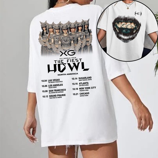 Xg The First Howl World Tour T-Shirt, Xg Woke Up Shirt, Xtraordinary Girls Shirt-image
