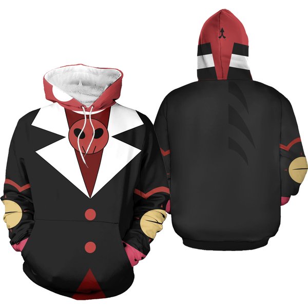 Helluva Boss Blitzo Hazbin Hotel Hoodie, Hazbin Hotel Costume 3D Hoodie-image