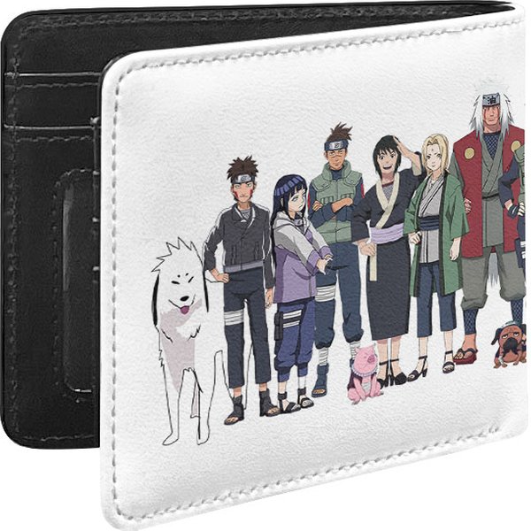 Narutoo Shippuden 20Th Anniversary Characters Bi-Fold Wallet-image
