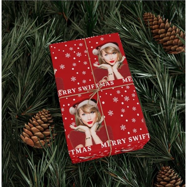 Merry Swiftmas Wrapping Paper, Christmas Wrapping Paper-image