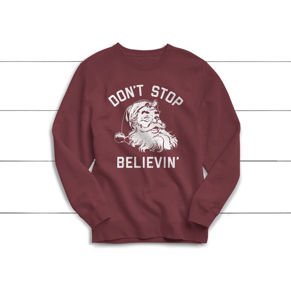 Don't Stop Believing Christmas Sweater-image