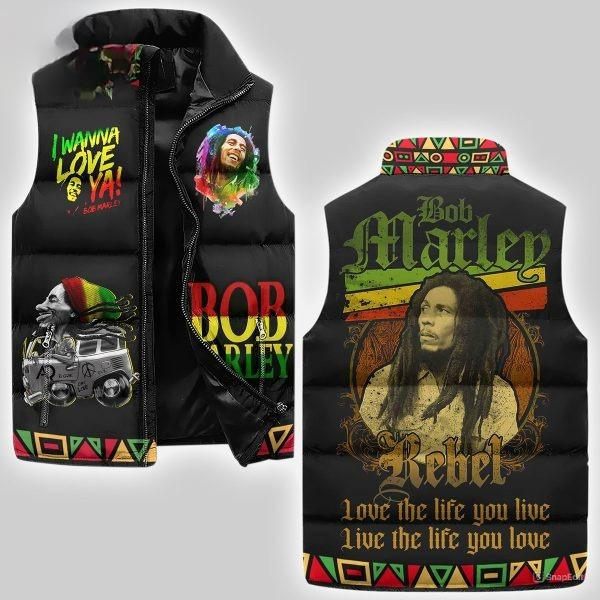 Bob Marley Sleeveless Jackets, Gifts For Men, Women-image
