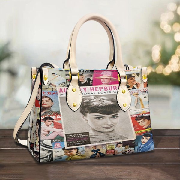 Audrey Hepburn Women Leather Hand Bag