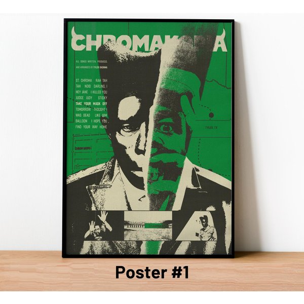 Tyler The Creator Poster, Chromakopia Album Poster-image
