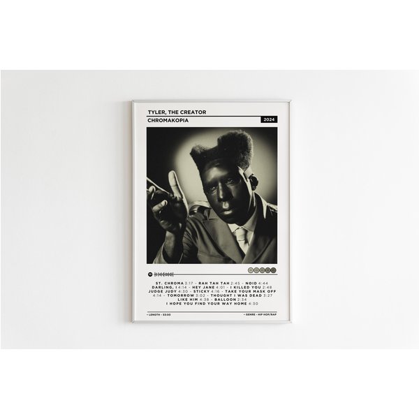 Tyler, The Creator - Chromakopia Album Poster / Album Cover Poster-image