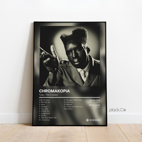 Tyler The Creator - Chromakopia - Custom Album Print - Tyler The Creator Poster-image