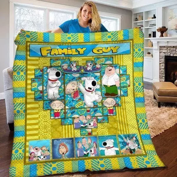 Family Guy Quilt Family Guy Cartoon Tv Series Blanket